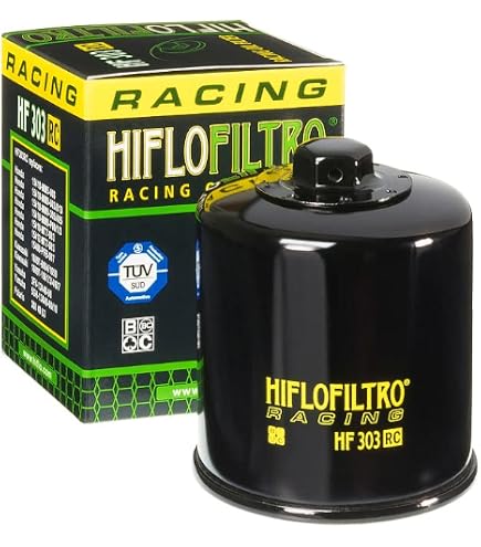Amazon.com: Hiflofiltro HF303RC Racing Oil filter for Kawasaki